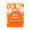 Groovy Retro Hippie Arch Daisy Floral Baby Shower