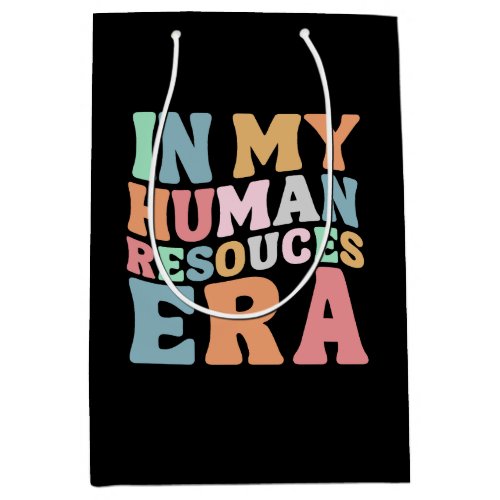 Groovy Retro Human Resources Era Professional Gift Medium Gift Bag