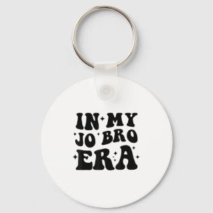 Groovy Retro In My Jo Bro Era Funny Womens Mens  Keychain