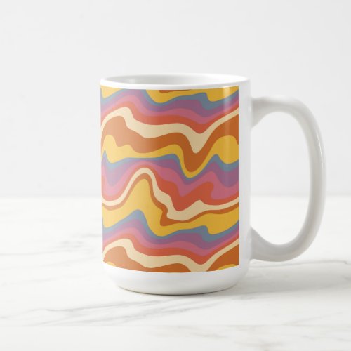 Groovy Retro Pattern Coffee Mug