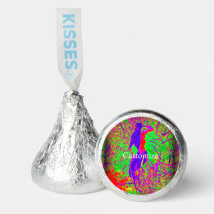 groovy retro purple hippie mermaid hershey®'s kisses®