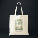 Groovy Retro Sagittarius Horoscope Astrology Green Tote Bag<br><div class="desc">This groovy and retro astrology/horoscope tote bag features a Sagittarius symbol of an archer and flowers. Personalize for your needs. You can find more matching products at my store.</div>