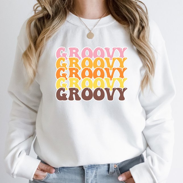 Groovy Retro Sweatshirt (Creator Uploaded)