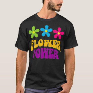 Groovy Retro Vintage Flower Power Premium T-Shirt