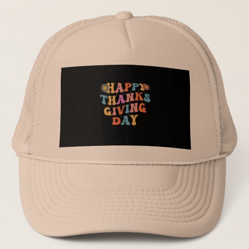 groovy_retro_wavy_teacher trucker hat