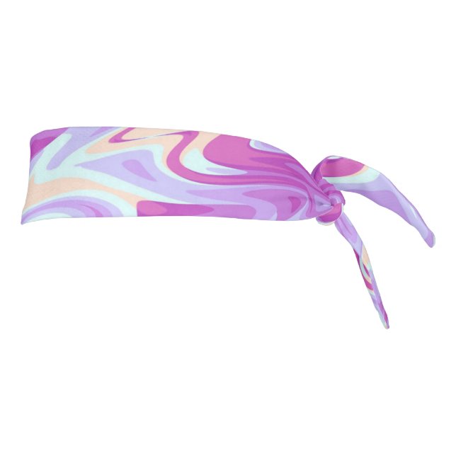 Groovy Ripples  Tie Headband (Rotate 90)