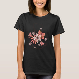 Groovy RN Registered Nurse Week Nursing Stethoscop T-Shirt