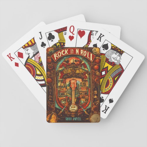 Groovy Rock n Roll Playing Cards for the Ultima