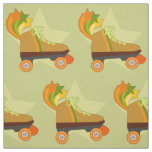Groovy Roller Skate Fabric