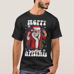 Groovy Santa, Funny Disco Christmas Pjs & Costume T-Shirt