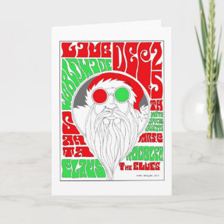 Groovy Santa Holiday Card