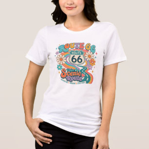 Groovy Scenic Mother Road Apparel Tri-Blend Shirt