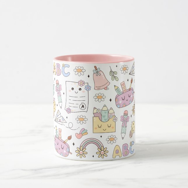 Groovy School Design Theme Mug (Center)