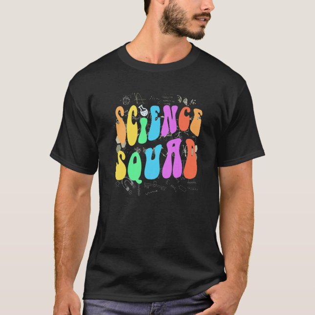 Groovy SCIENCE SQUAD Technology Team STEM Crew Eng T-Shirt (Front)
