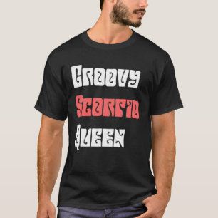 Groovy Scorpio Queen Hippie Vintage Zodiac Sign Qu T-Shirt