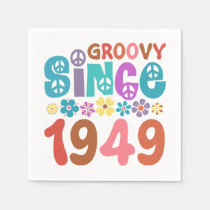 Groovy Since 1949 Napkins