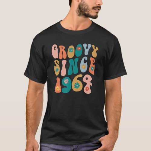 Groovy Since 1964 58th Birthday Hippie Style 58 Ye T_Shirt