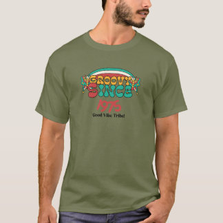Groovy Since 1975 Customizable 50 Year Old T-Shirt