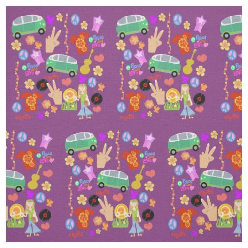 Groovy Sixties Mega Pattern Fabric