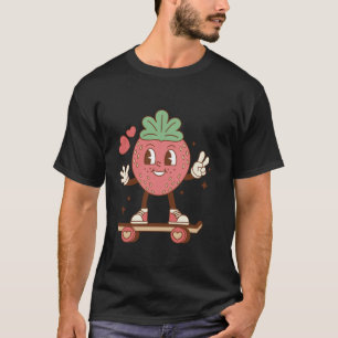 Groovy So Berry Cool Fruit Lover Strawberry Season T-Shirt