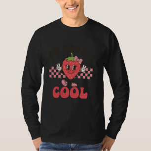 Groovy So Berry Cool Fruit Lover Strawberry Season T-Shirt