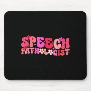 Groovy Speech Pathologist Speech Language Therapy  Mouse Pad