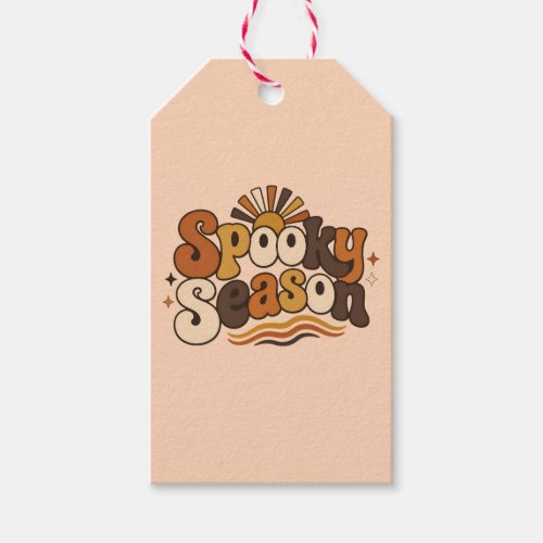 Groovy Spooky Season Retro Halloween Favor Gift Ta Tags