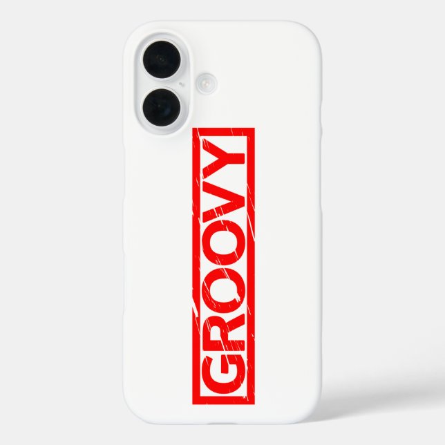 Groovy Stamp Case-Mate iPhone Case (Back)