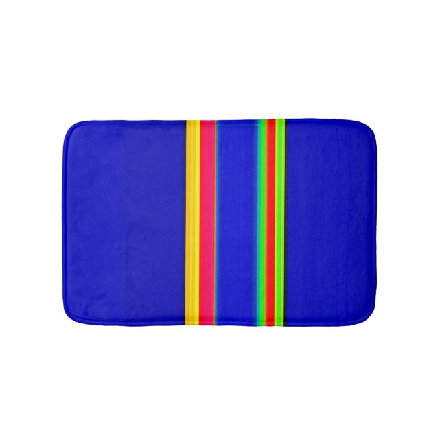 groovy stripes bath mat (Front)