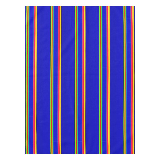 groovy stripes tablecloth (Front)