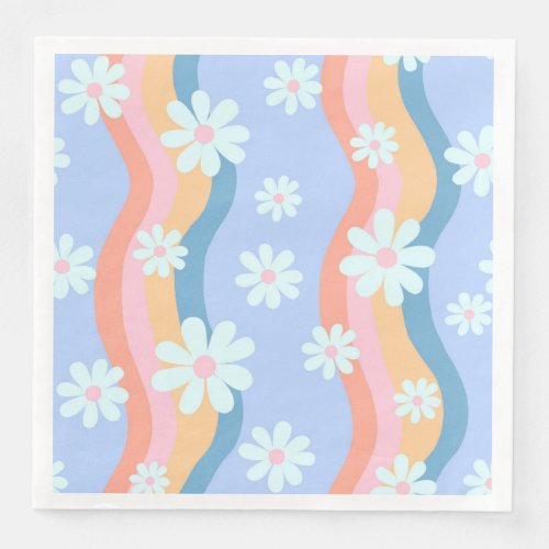 Groovy Summer  Paper Dinner Napkins