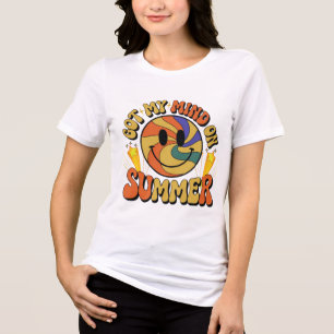 Groovy Summer Vibes Smiley Tee
