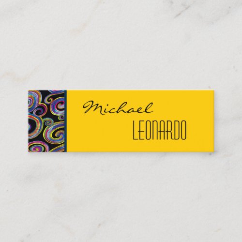 Groovy Swirls ~ UNISEX Business Cards