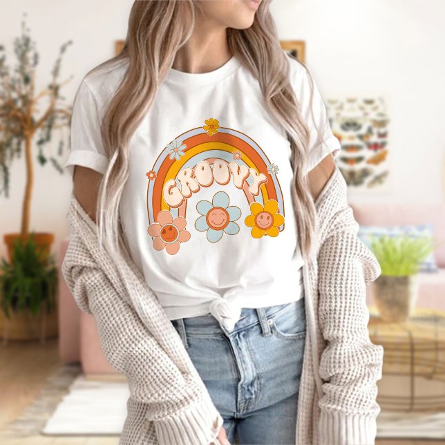 Groovy T-shirt | Retro Stacked T-shirt | Retro (Creator Uploaded)