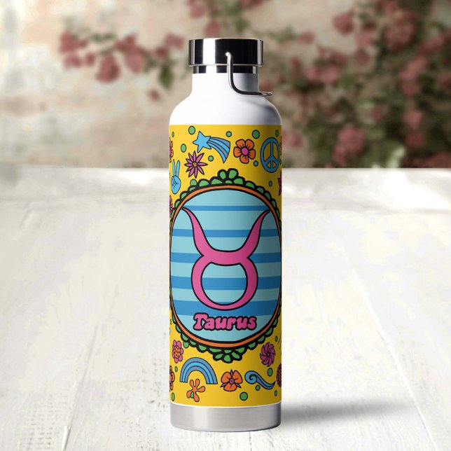 Groovy Taurus Custom Water Bottle (Creator Uploaded)