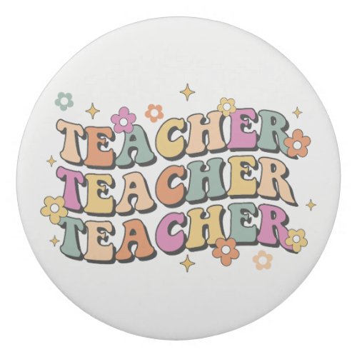Groovy Teacher Erasers Appreciation Week Gift