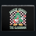 Groovy Teacher Xmas Rockin' Around The Classroom Calendar<br><div class="desc">Groovy Teacher Christmas Rockin' Around The Classroom</div>