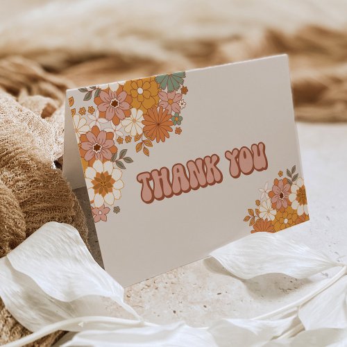 Groovy Thank You Card