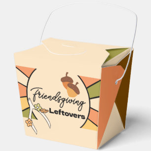 Groovy Thanksgiving Leftovers Take Out Box