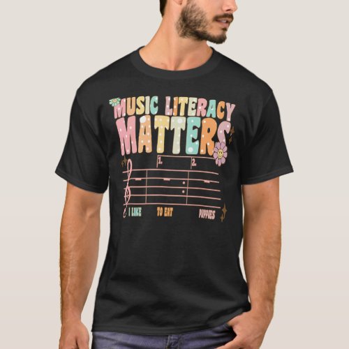 Groovy Theatre Vibes Teacher Women Kids Auditorium T_Shirt