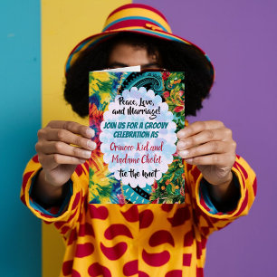 Groovy tie dye 70's retro tiedyed disco