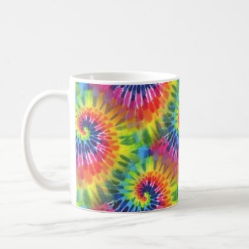 Groovy Tie Dye Hippie Style Mug by Godsblossom at Zazzle