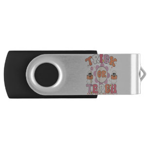 Groovy Trick Or Teach Ghost Teacher Halloween Cost Flash Drive