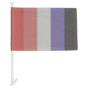 Groovy Trippy Abstract Cupioromantic Pride Flag