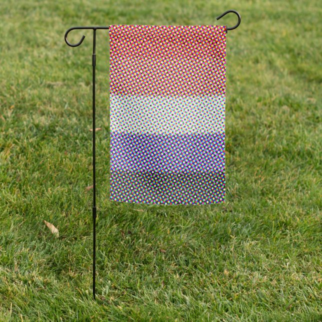 Groovy Trippy Abstract Cupioromantic Pride Flag (In SItu)