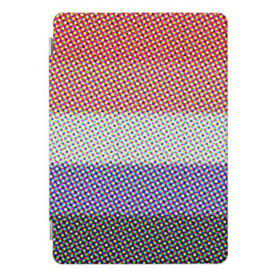 Groovy Trippy Abstract Cupioromantic Pride Flag iPad Pro Cover