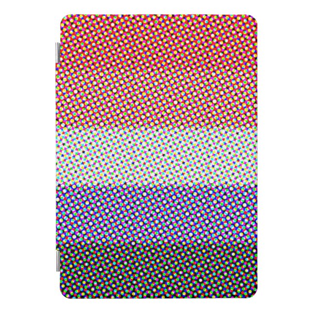 Groovy Trippy Abstract Cupioromantic Pride Flag iPad Pro Cover (Front)