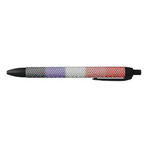Groovy Trippy Abstract Cupioromantic Pride Flag Pen