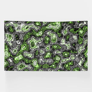 Groovy Trippy Grungy Funky Abstract Agender Pride Banner