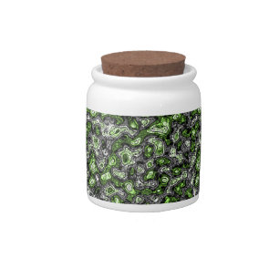 Groovy Trippy Grungy Funky Abstract Agender Pride Candy Jar